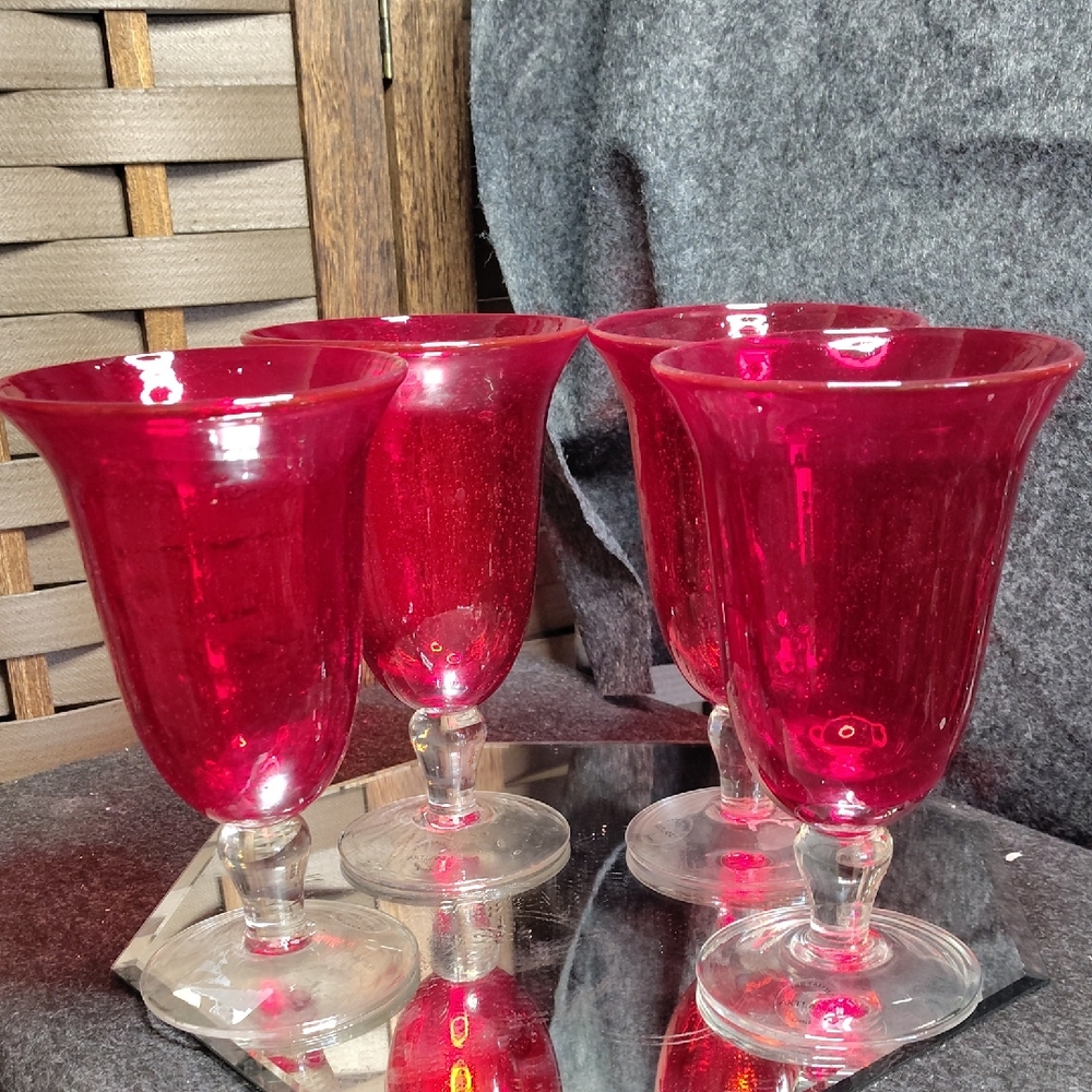 Artland Vibrant Iris Ruby Accent Vases